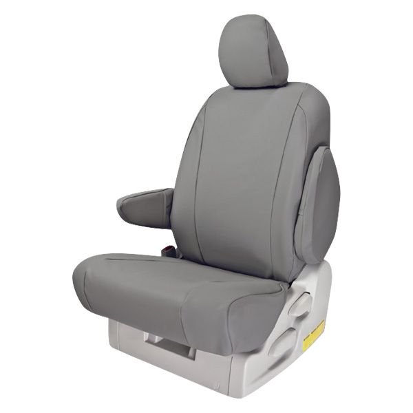  Northwest Seat Covers® - WorkPro™ Vinyl™ 1st Row Gray Custom Seat Covers