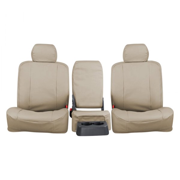  Northwest Seat Covers® - WorkPro™ Vinyl™ 1st Row Tan Custom Seat Covers
