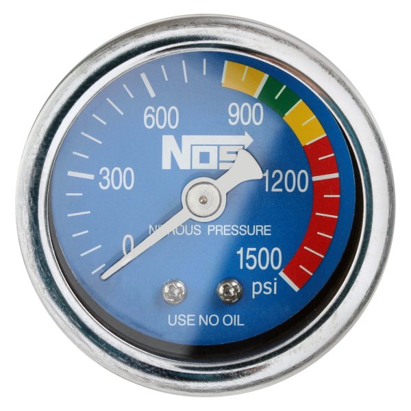 Nitrous Oxide Systems® - 1-1/2" Mechanical Nitrous Pressure Gauge, 0-1500 PSI