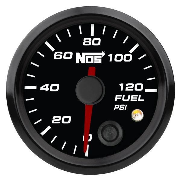 Nitrous Oxide Systems® - Analog Style 2-1/16" Fuel Pressure Gauge, Black, 0-100 PSI