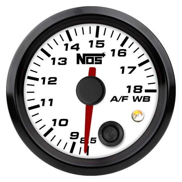 Nitrous Oxide Systems® - Analog Style 2-1/16" Standalone Air/Fuel Wideband Gauge Kit, White