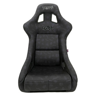 NRG Innovations® - PRISMA™ Series Fiberglass Full Bucket PVC Satin Racing Seat, Large