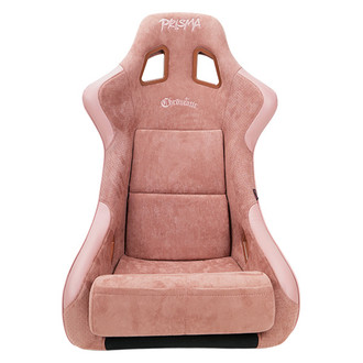 NRG Innovations® - PRISMA™ Chromatic Series Mauve Fiberglass Full Bucket Alcantara Racing Seat, Large