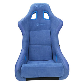 NRG Innovations® - PRISMA™ Chromatic Series Royal Blue Fiberglass Full Bucket Alcantara Racing Seat, Medium