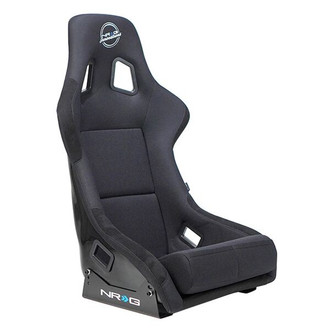 NRG Innovations® - XL Fiberglass Full Bucket Racing Seat, Black