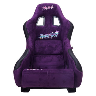 NRG Innovations® - FRP 305 SPECTRA Edition Bucket Seat with Confetti Back, Violet Vegan Micro Fiber