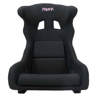 NRG Innovations® - FRP Bucket Seat, Black with Prisma Embroidery