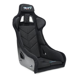 NRG Innovations® - Prisma FIA Nitros Series Black Fabric Full Bucket Racing Seat