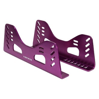 NRG Innovations® - Tall High Grade Aluminum Side Mount Brackets, Purple
