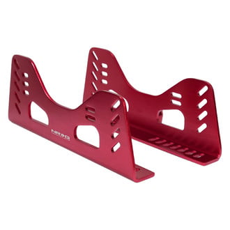 NRG Innovations® - Tall High Grade Aluminum Side Mount Brackets, Red
