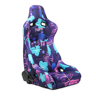 NRG Innovations® - PRISMA™ Series Reclinable Bucket Racing Seats, Pina Print