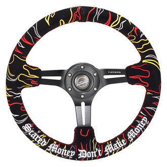 NRG Innovations® - 3-Spoke Ryan Litteral V3 Reinforced Steering Wheel
