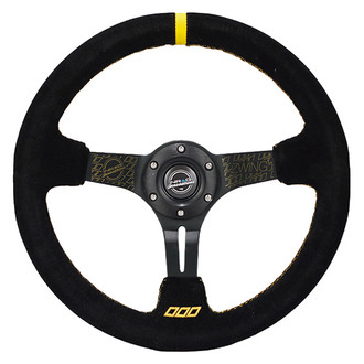 NRG Innovations® - 3-Spoke Reinforced Steering Wheel with Slits