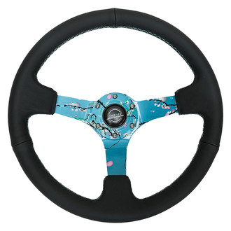 NRG Innovations® - Reinforced Hydro Dipped Blossom Floral Sport Steering Wheel
