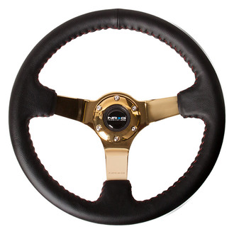 NRG Innovations® - 3-Spoke Reinforced Steering Wheel