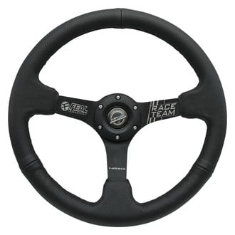 NRG Innovations® - 3-Spoke Feal Suspension Team Reinforced Steering Wheel