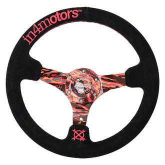 NRG Innovations® - 3-Spoke Reinforced Steering Wheel