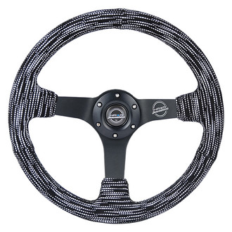 NRG Innovations® - 3-Spoke Reinforced Micro Fiber Hyper Steering Wheel