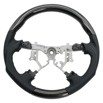 NRG Innovations® - OEM Steering Wheel, Carbon Fiber, Black Sttich