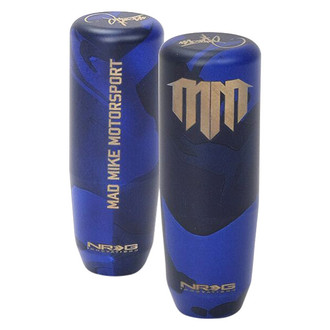 NRG Innovations® - Mad Mike Signature Short Shifter Style Blue Camo Shift Knob
