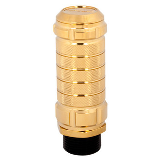 NRG Innovations® - Stealth Adjustable Chrome Gold Shift Knob