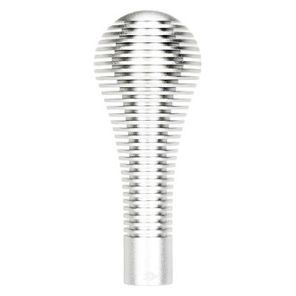 NRG Innovations® - Heat Sink Bubble Head Short Silver Shift Knob