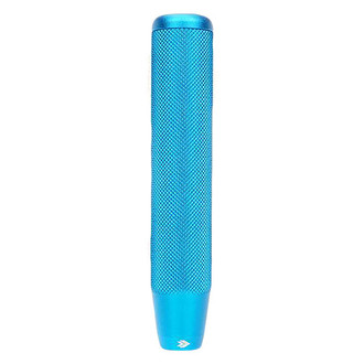NRG Innovations® - Knurl Hidding Gem Long Blue Shift Knob