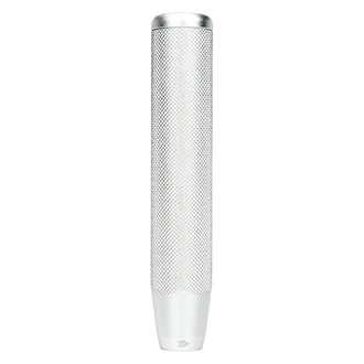 NRG Innovations® - Knurl Hidding Gem Long Silver Shift Knob