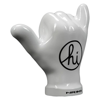 NRG Innovations® - NRG x In4mation Collaboration White "Da Shaka" Shift Knob