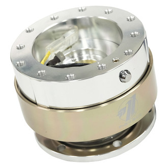 NRG Innovations® - 1.5 Gen Silver Quick Release with Titanium Ring Color