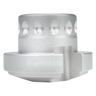 NRG Innovations® - V2 Style Silver Race Short Hub Adapter