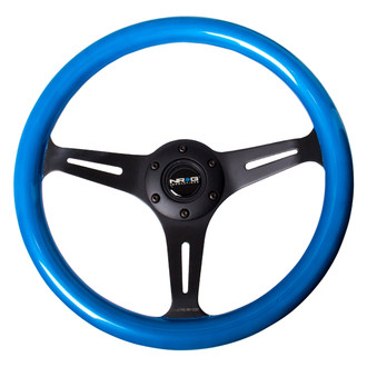 NRG Innovations® - 3-Spoke Classic Wood Grain Steering Wheel