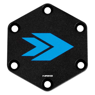 NRG Innovations® - Hexagonal Style Horn Button Plate with NRG Signature Arrow