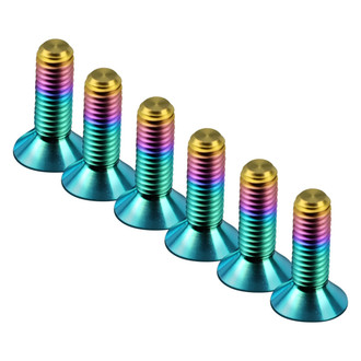 NRG Innovations® - Titanium Conical Steering Wheel Screw Kit