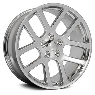 OE Wheels® - Double 5-Spoke Chrome 22x10 Alloy Factory Wheel - Replica