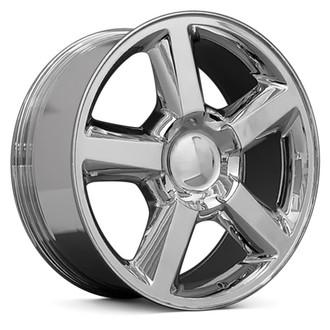 OE Wheels® - 5-Spoke Chrome 20x8.5 Alloy Factory Wheel - Replica
