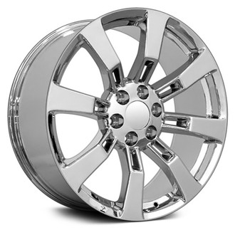 OE Wheels® - 8 I-Spoke Chrome 20x8.5 Alloy Factory Wheel - Replica