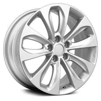 OE Wheels® - Double 5-Spoke Silver 18x7.5 Alloy Factory Wheel - Replica