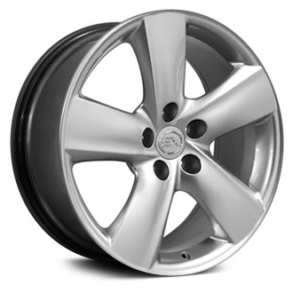 OE Wheels® - 5-Spoke Hyper Silver 18x8 Alloy Factory Wheel - Replica