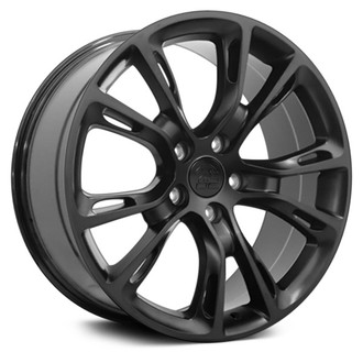 OE Wheels® - 5 Double Y-Spoke Satin Black 20x8.5 Alloy Factory Wheel - Replica