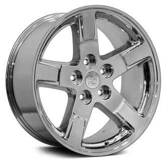 OE Wheels® - 5-Spoke Chrome 20x9 Alloy Factory Wheel - Replica
