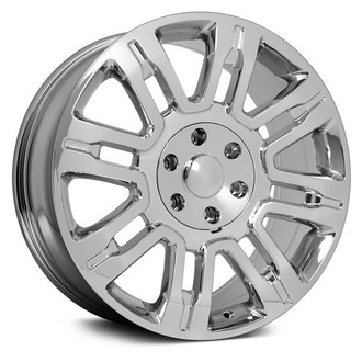 OE Wheels® - 8 V-Spoke Chrome 20x8.5 Alloy Factory Wheel - Replica