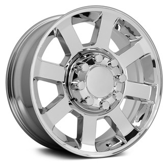 OE Wheels® - 8 I-Spoke Chrome 20x8 Alloy Factory Wheel - Replica