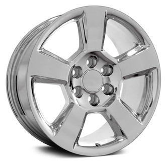 OE Wheels® - 5-Spoke Chrome 20x9 Alloy Factory Wheel - Replica