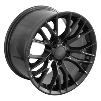 10 Y-Spoke Gunmetal 18x8.5 Alloy Factory Wheel, Replica - Front View