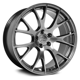 OE Wheels® - 7 Y-Spoke Hyper Black 22x10 Alloy Factory Wheel - Replica