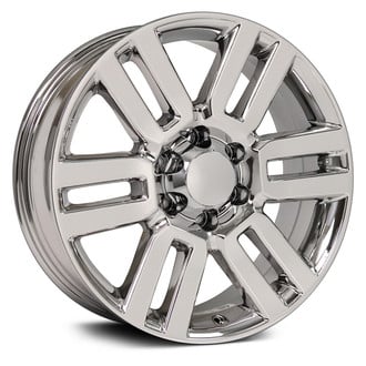 OE Wheels® - 6 V-Spoke Chrome 20x7 Alloy Factory Wheel - Replica