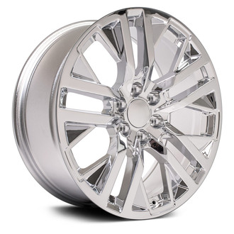 OE Wheels® - Double 5-Spoke Chrome 22x9 Alloy Factory Wheel - Replica