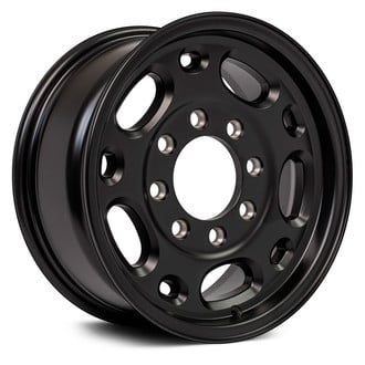 OE Wheels® - 10-Slot Satin Black 16x6.5 Alloy Factory Wheel - Replica