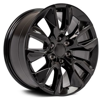 OE Wheels® - 5 V-Spoke Gloss Black 20x9 Alloy Factory Wheel - Replica
